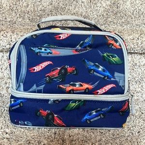 Pottery Barn kids Hot Wheels Dual Compartment Lunchbox
